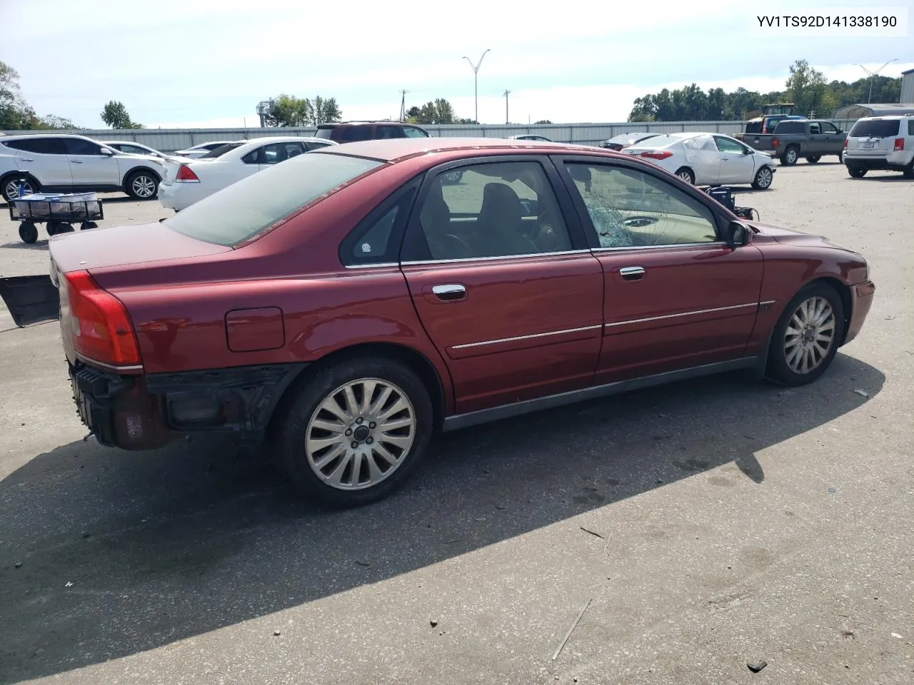 2004 Volvo S80 VIN: YV1TS92D141338190 Lot: 60219944