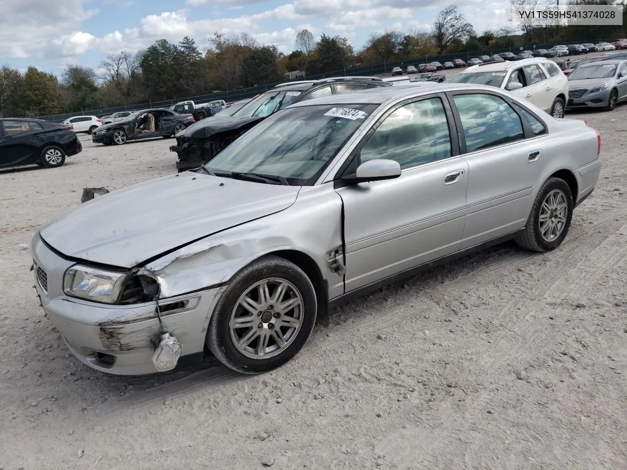 2004 Volvo S80 2.5T VIN: YV1TS59H541374028 Lot: 78716874