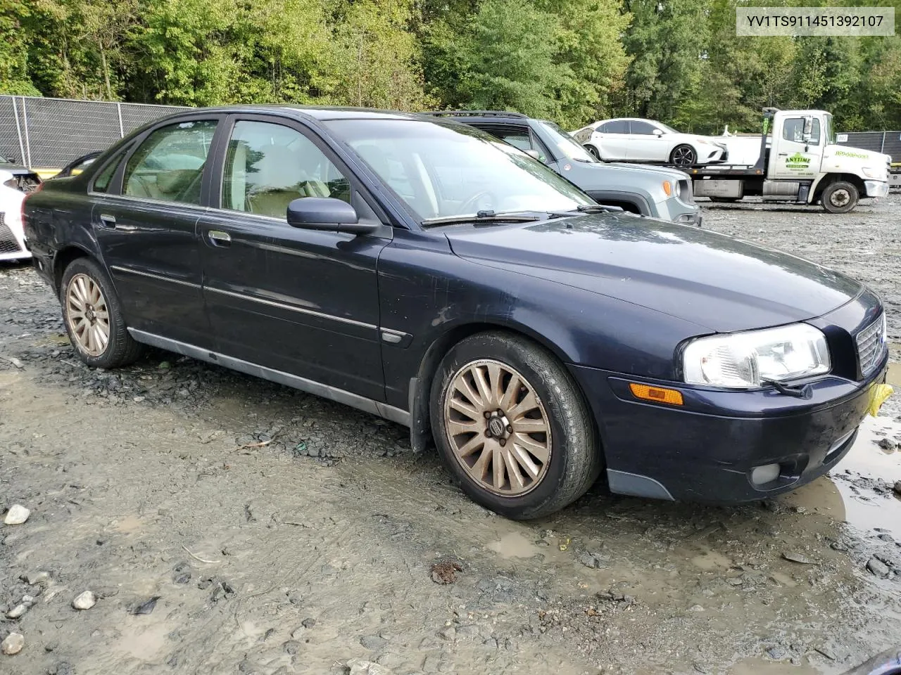 2005 Volvo S80 T6 Turbo VIN: YV1TS911451392107 Lot: 71914864