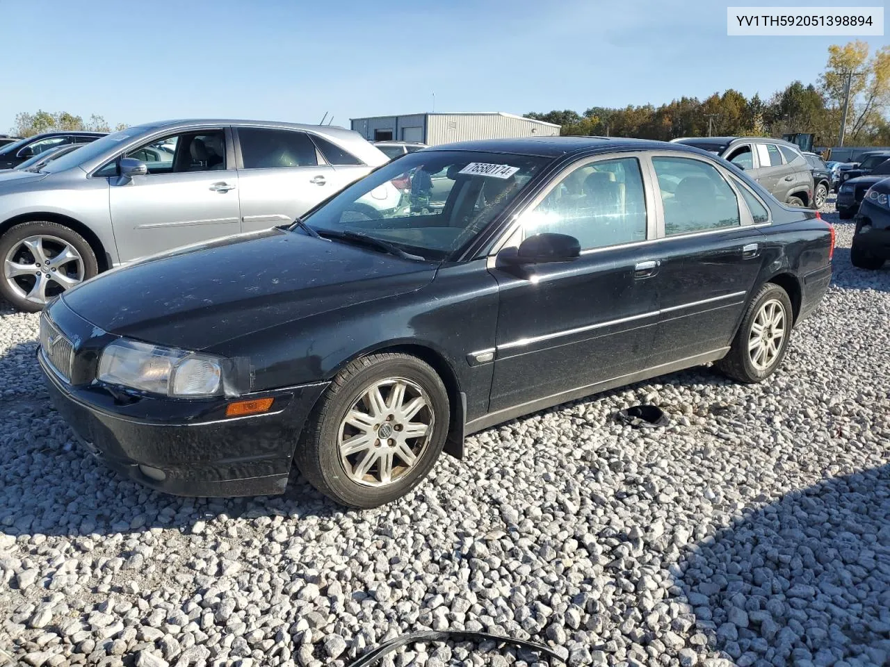 2005 Volvo S80 2.5T VIN: YV1TH592051398894 Lot: 76580174