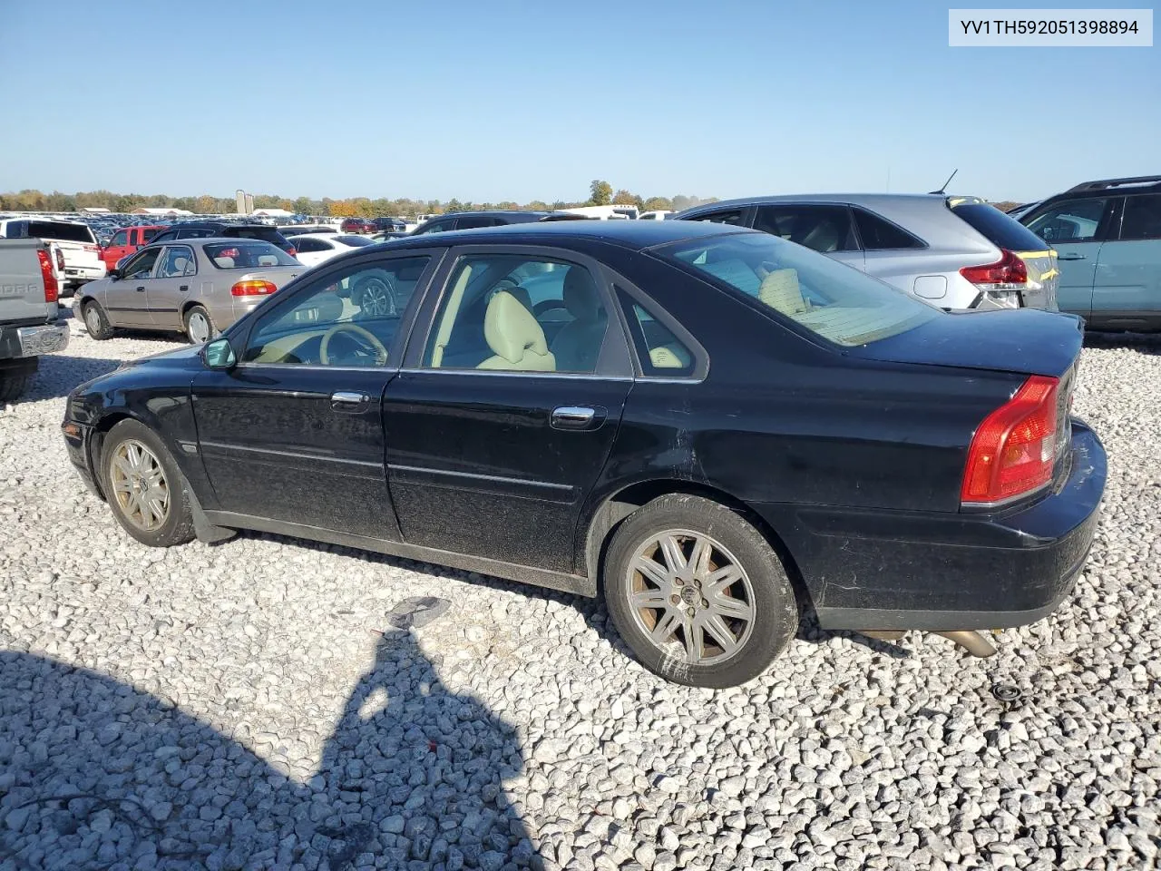 2005 Volvo S80 2.5T VIN: YV1TH592051398894 Lot: 76580174