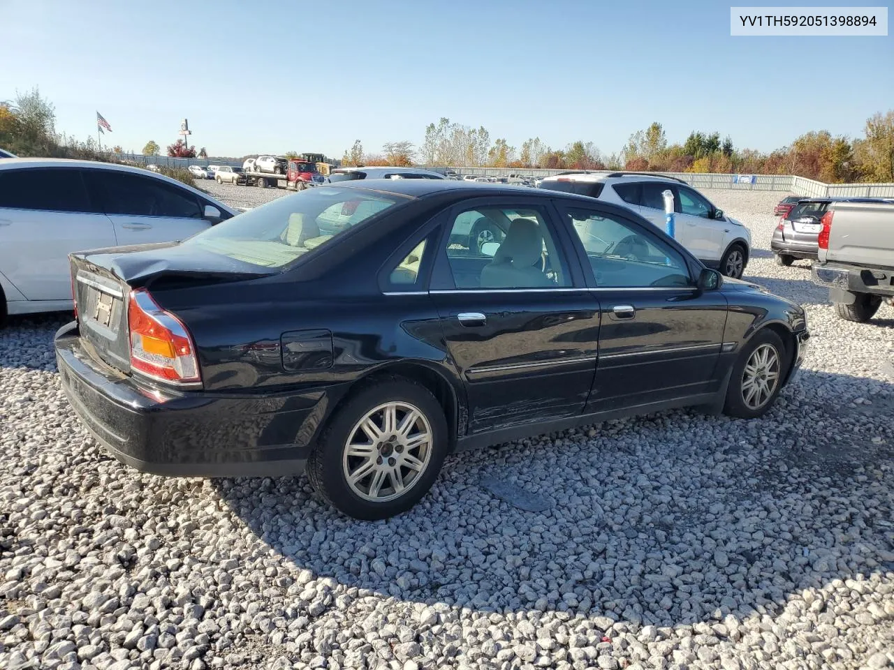 2005 Volvo S80 2.5T VIN: YV1TH592051398894 Lot: 76580174