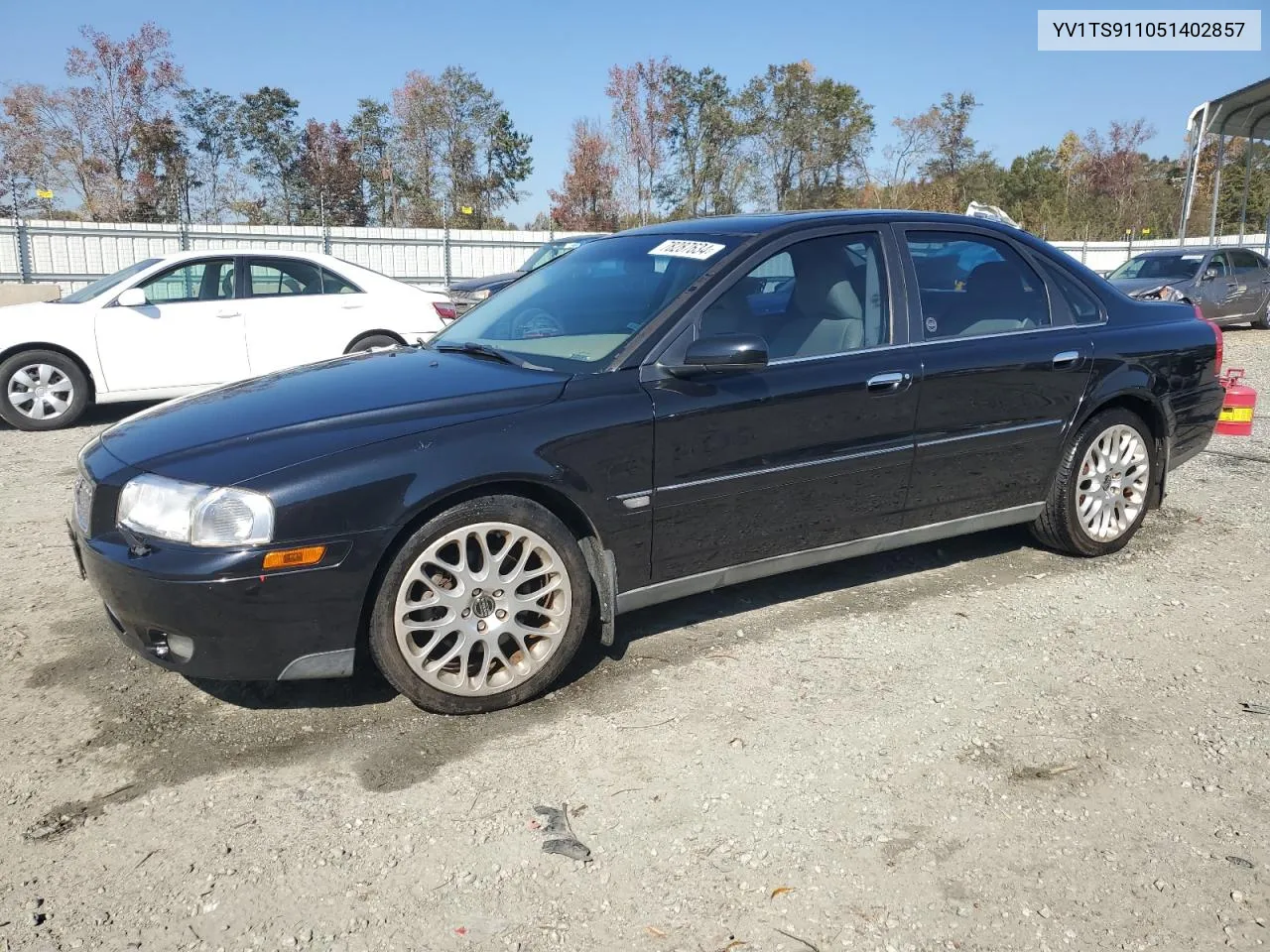 2005 Volvo S80 T6 Turbo VIN: YV1TS911051402857 Lot: 78287634