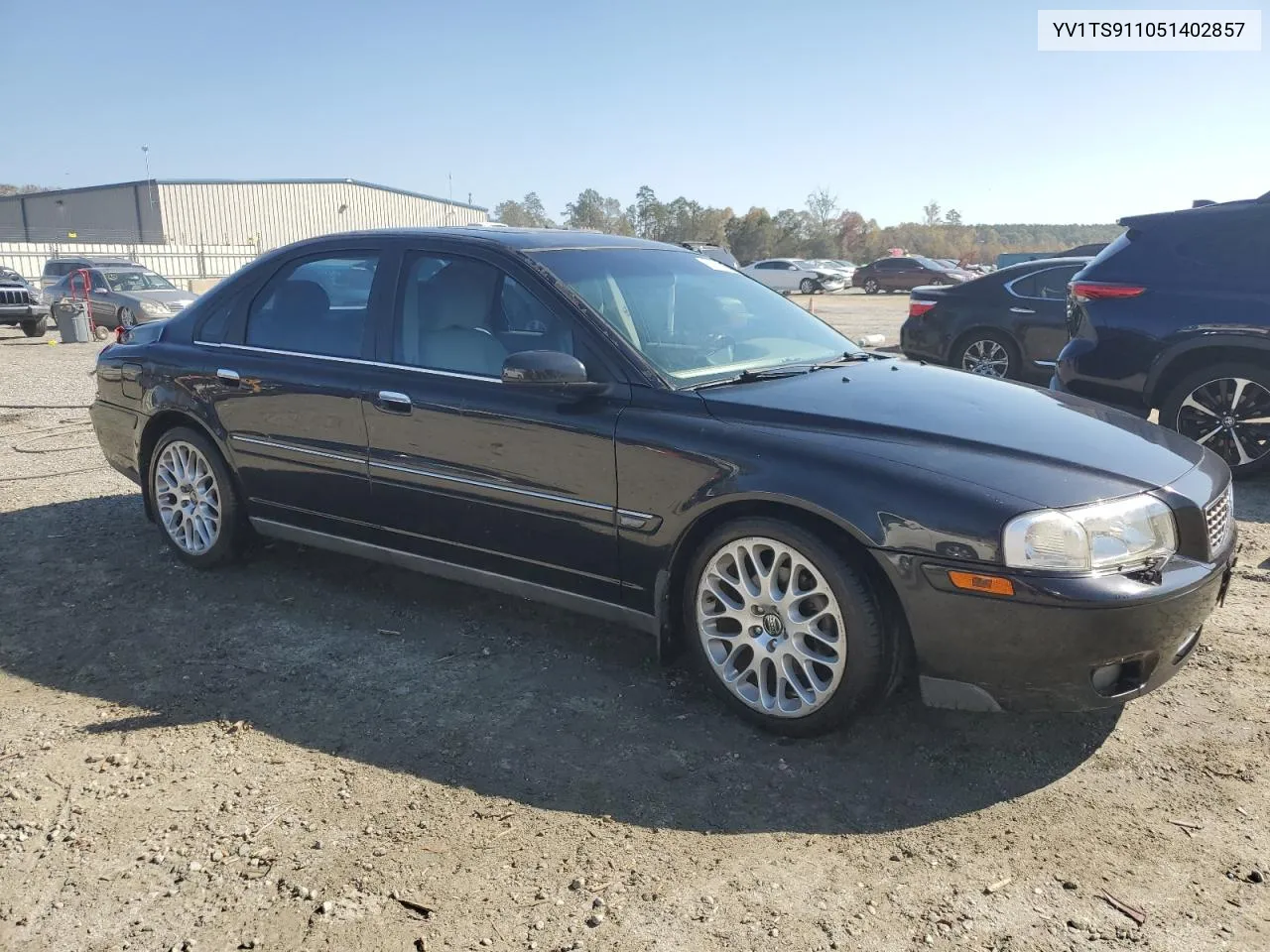 2005 Volvo S80 T6 Turbo VIN: YV1TS911051402857 Lot: 78287634