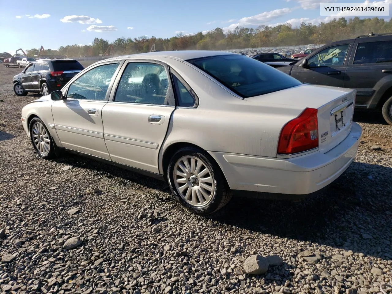 2006 Volvo S80 2.5T VIN: YV1TH592461439660 Lot: 74911524