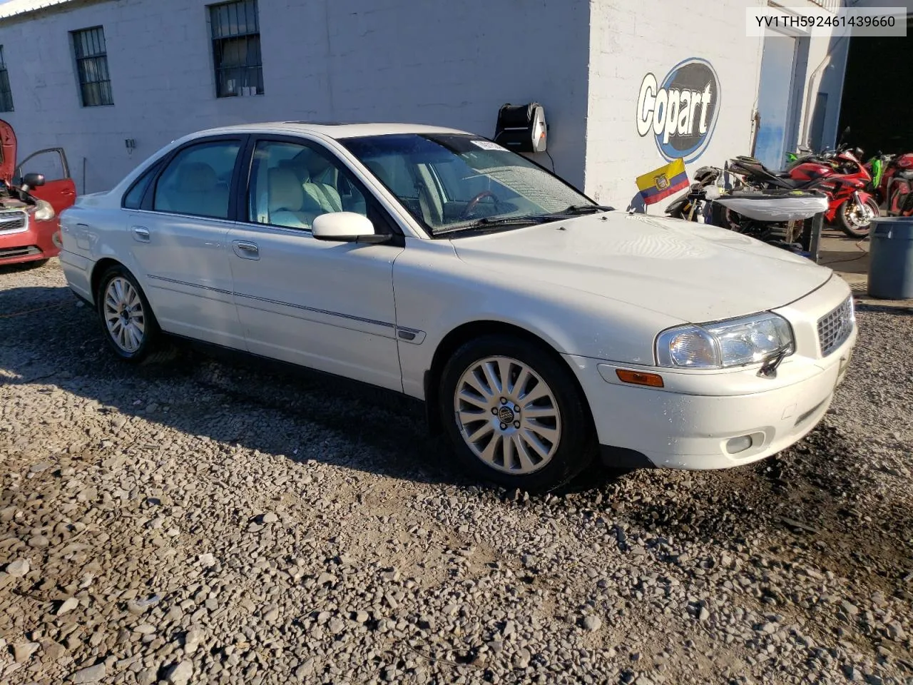 2006 Volvo S80 2.5T VIN: YV1TH592461439660 Lot: 74911524