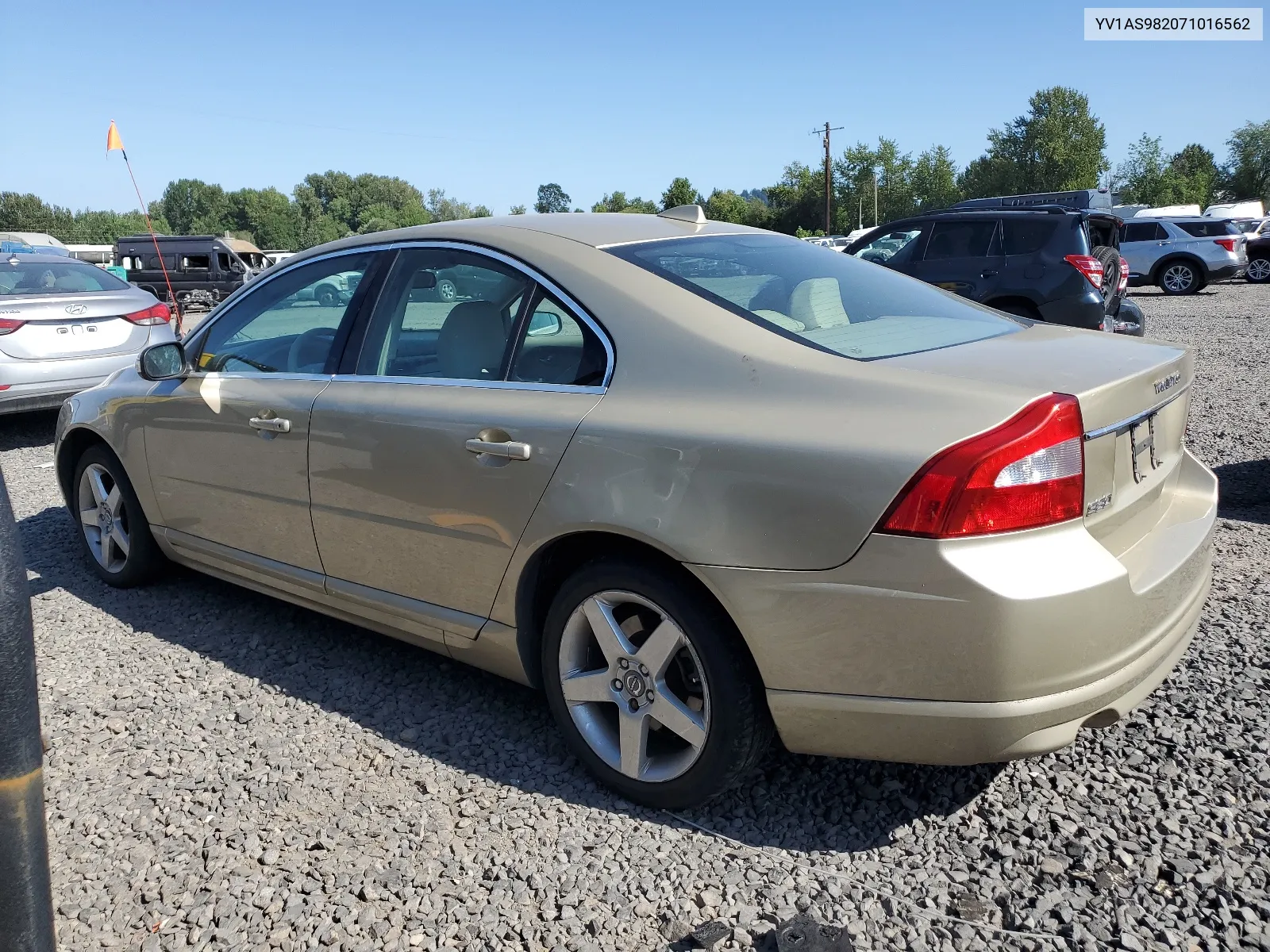 YV1AS982071016562 2007 Volvo S80 3.2