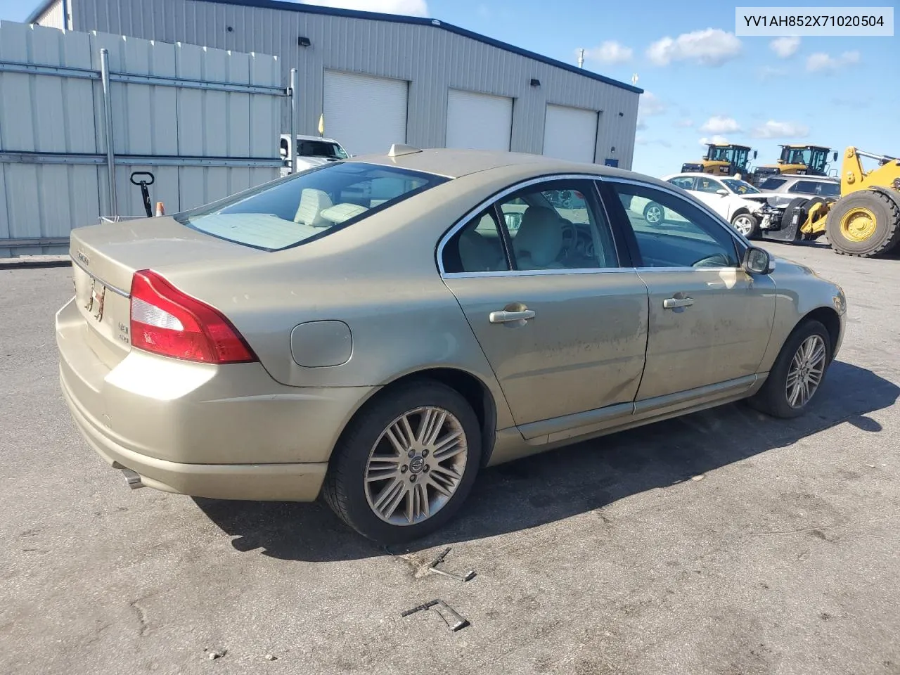 YV1AH852X71020504 2007 Volvo S80 V8