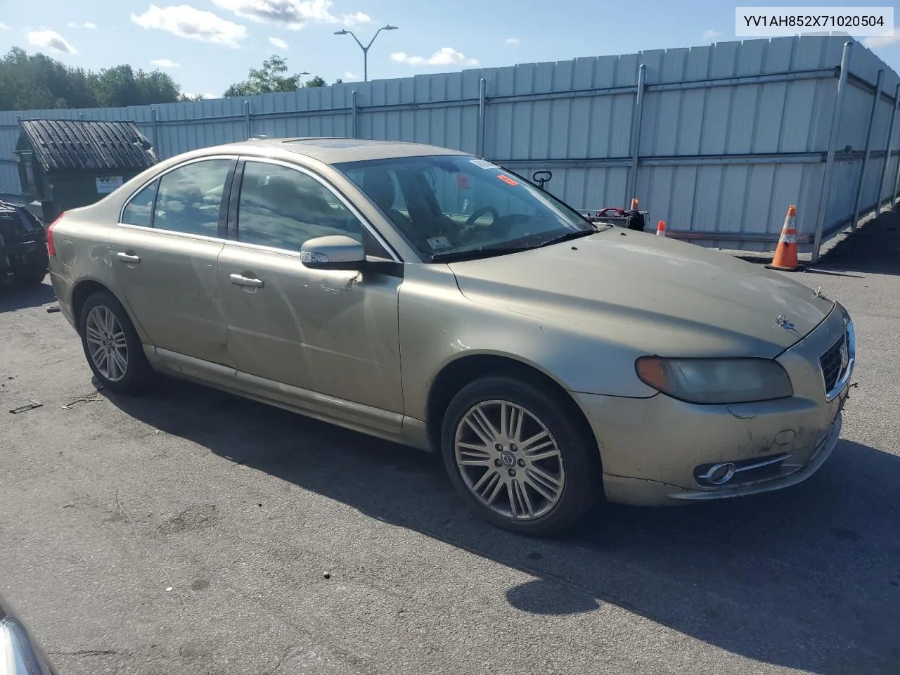 YV1AH852X71020504 2007 Volvo S80 V8