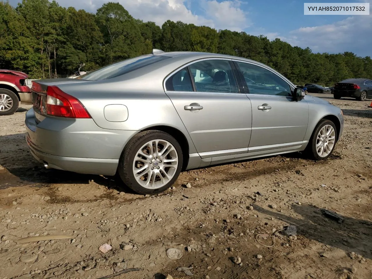 YV1AH852071017532 2007 Volvo S80 V8