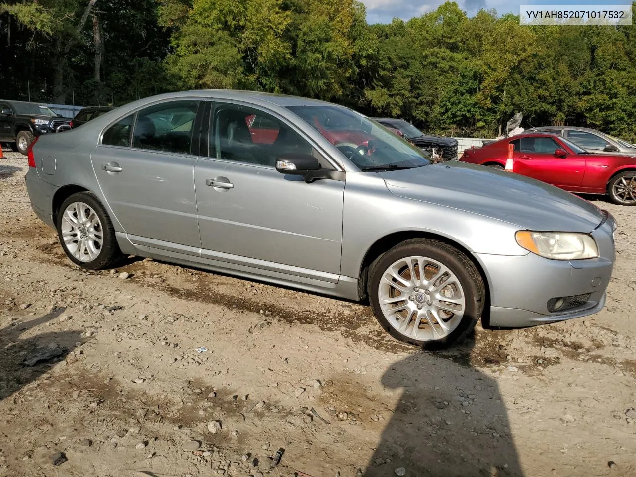 2007 Volvo S80 V8 VIN: YV1AH852071017532 Lot: 74100014