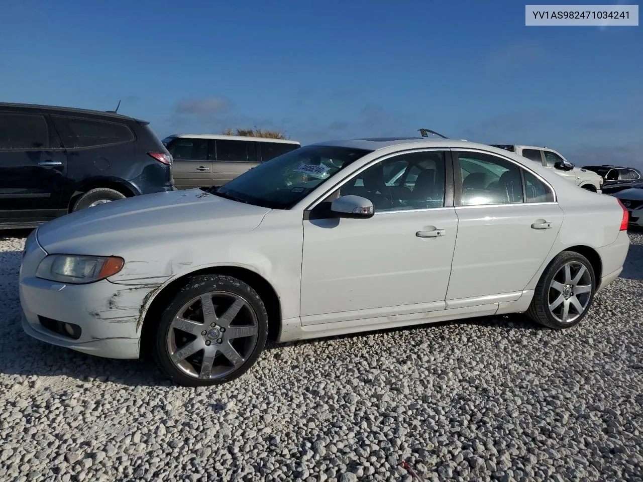 2007 Volvo S80 3.2 VIN: YV1AS982471034241 Lot: 74456244