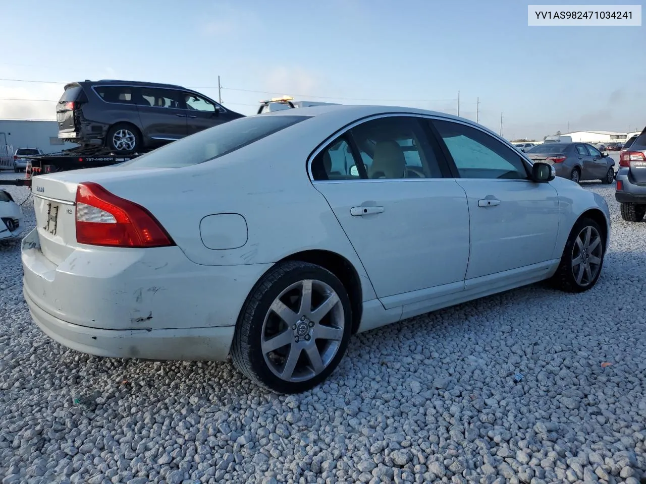 2007 Volvo S80 3.2 VIN: YV1AS982471034241 Lot: 74456244