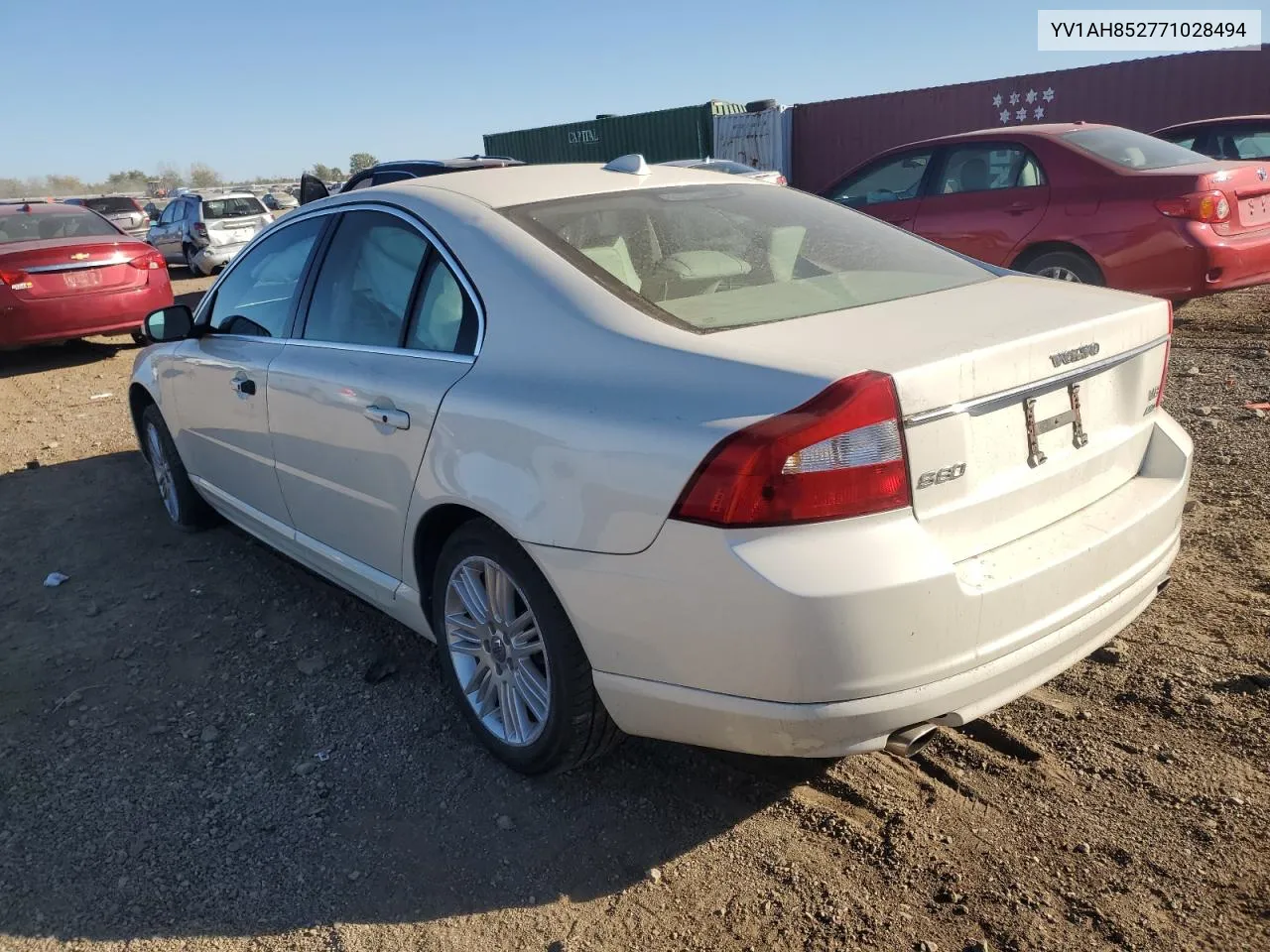 2007 Volvo S80 V8 VIN: YV1AH852771028494 Lot: 76481414