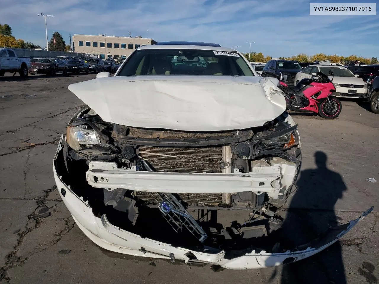 2007 Volvo S80 3.2 VIN: YV1AS982371017916 Lot: 77044864