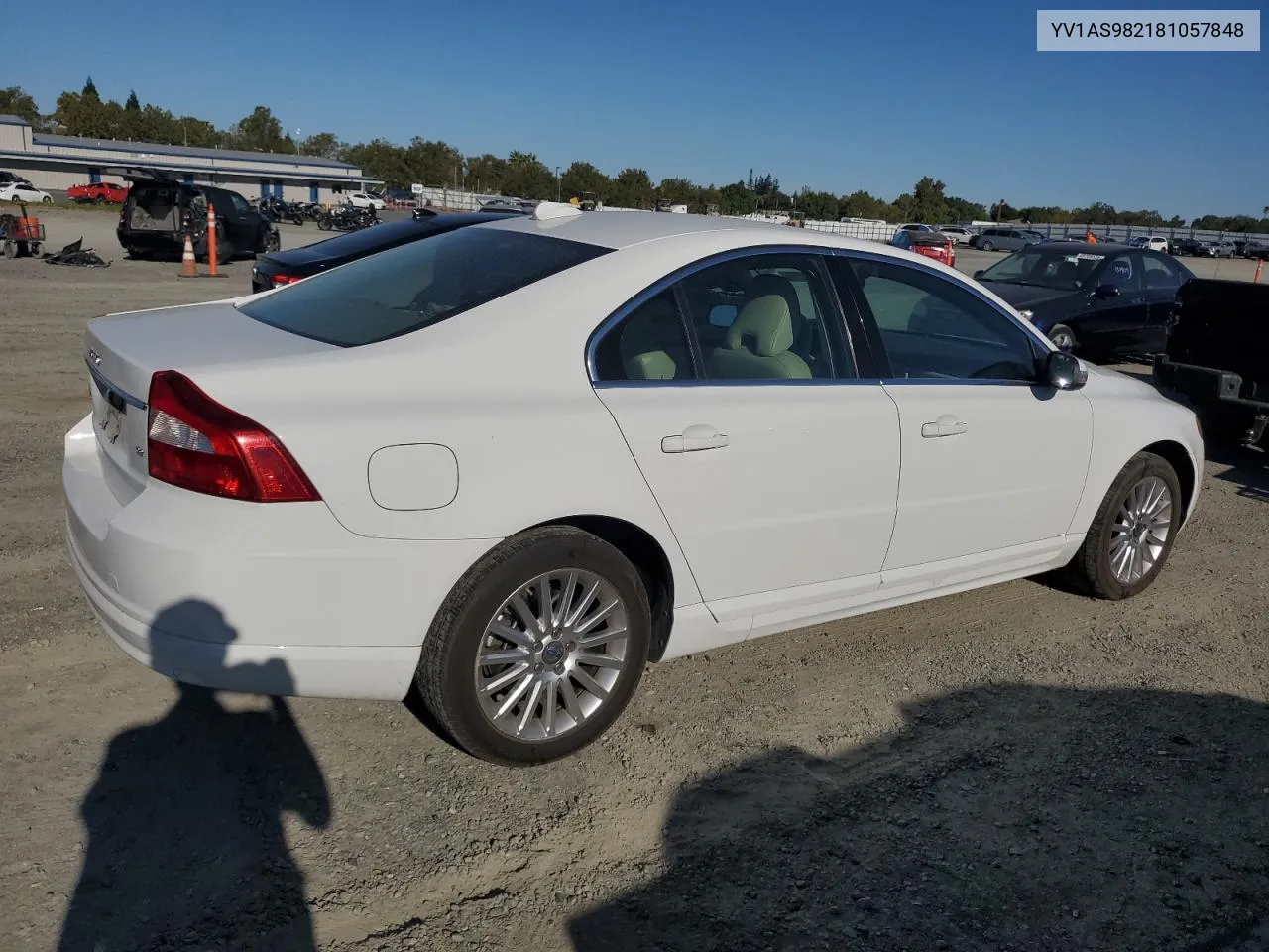 2008 Volvo S80 3.2 VIN: YV1AS982181057848 Lot: 69679434