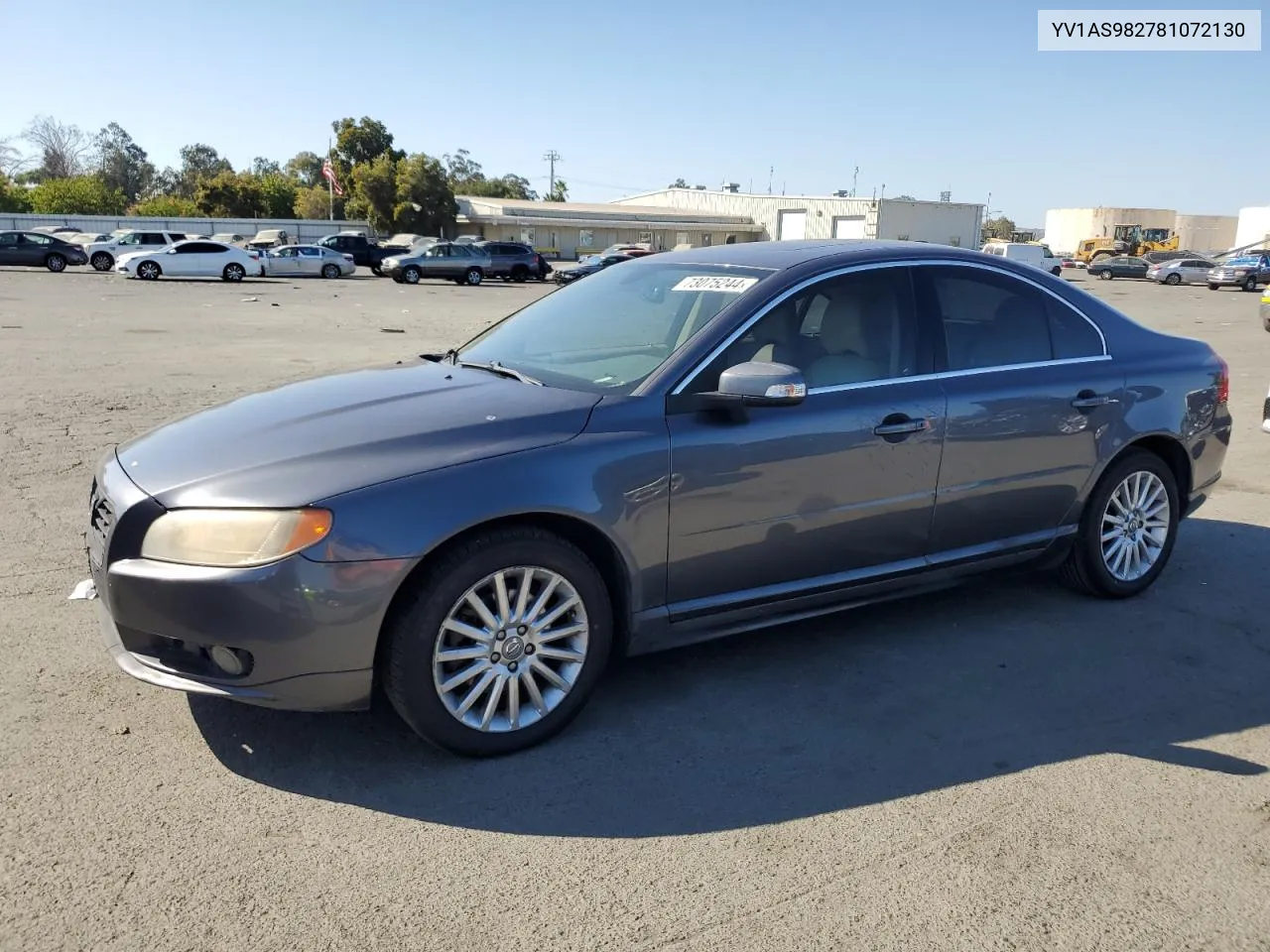 2008 Volvo S80 3.2 VIN: YV1AS982781072130 Lot: 73075244