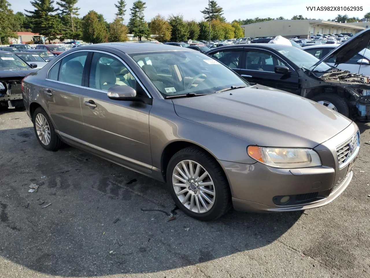 2008 Volvo S80 3.2 VIN: YV1AS982X81062935 Lot: 73208454