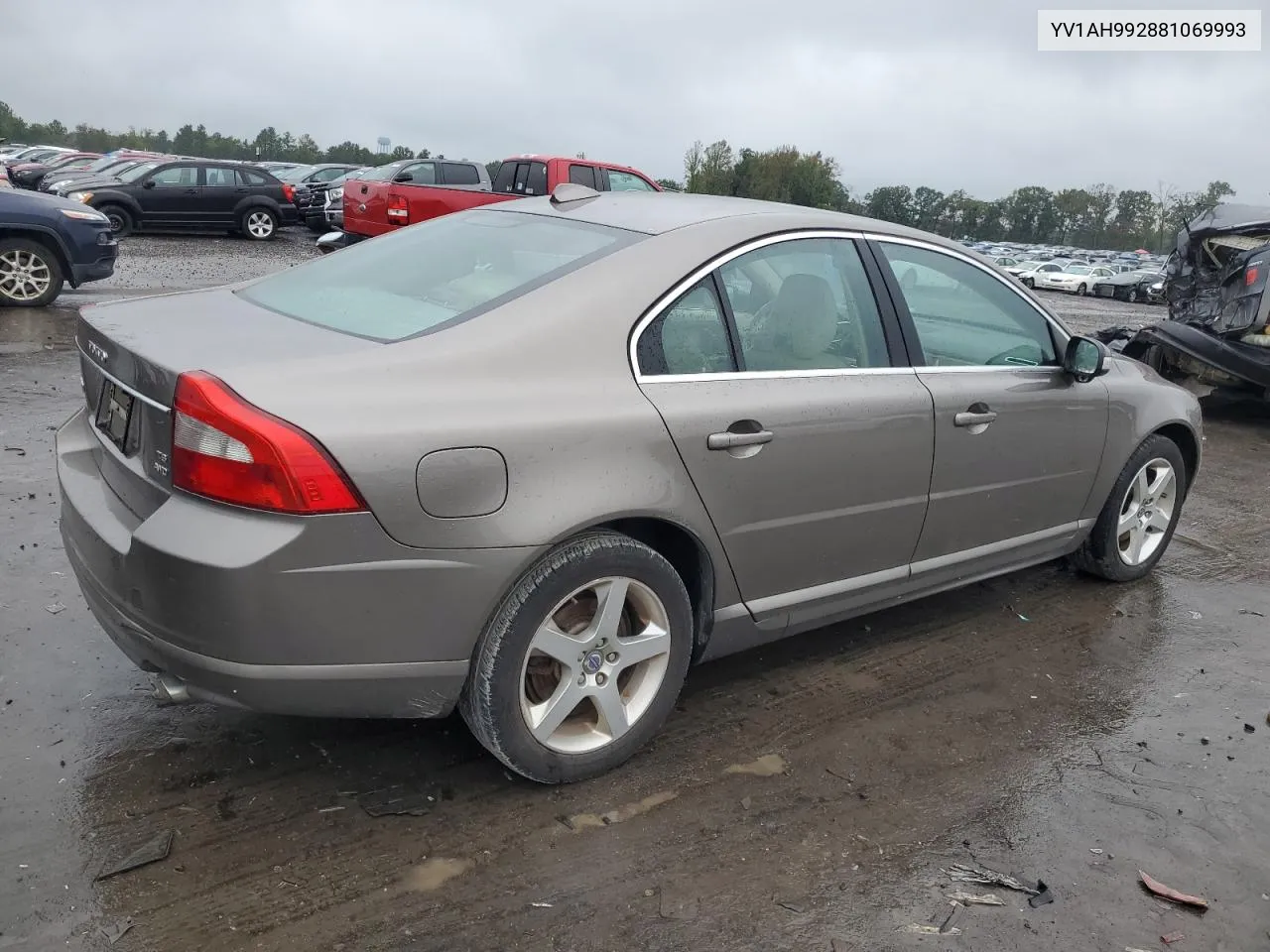 2008 Volvo S80 T6 Turbo VIN: YV1AH992881069993 Lot: 73242654