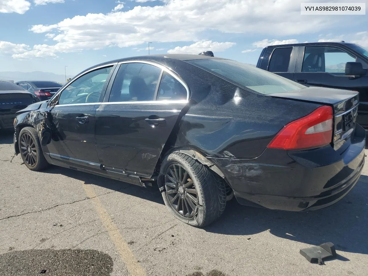 2008 Volvo S80 3.2 VIN: YV1AS982981074039 Lot: 74528494