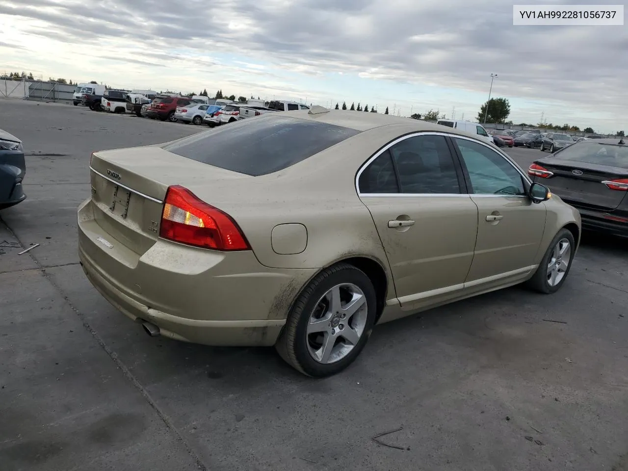 2008 Volvo S80 T6 Turbo VIN: YV1AH992281056737 Lot: 78738584