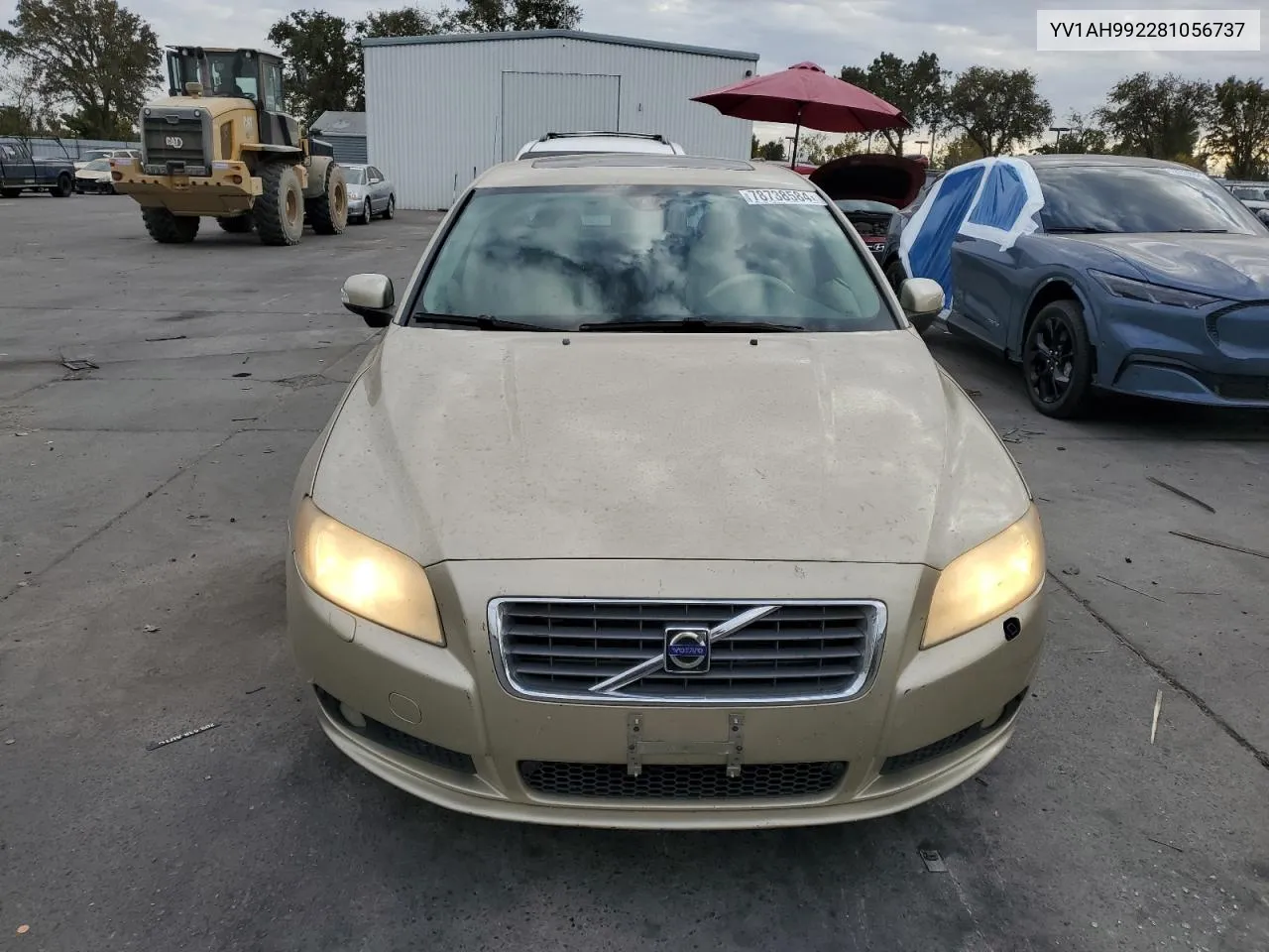 2008 Volvo S80 T6 Turbo VIN: YV1AH992281056737 Lot: 78738584