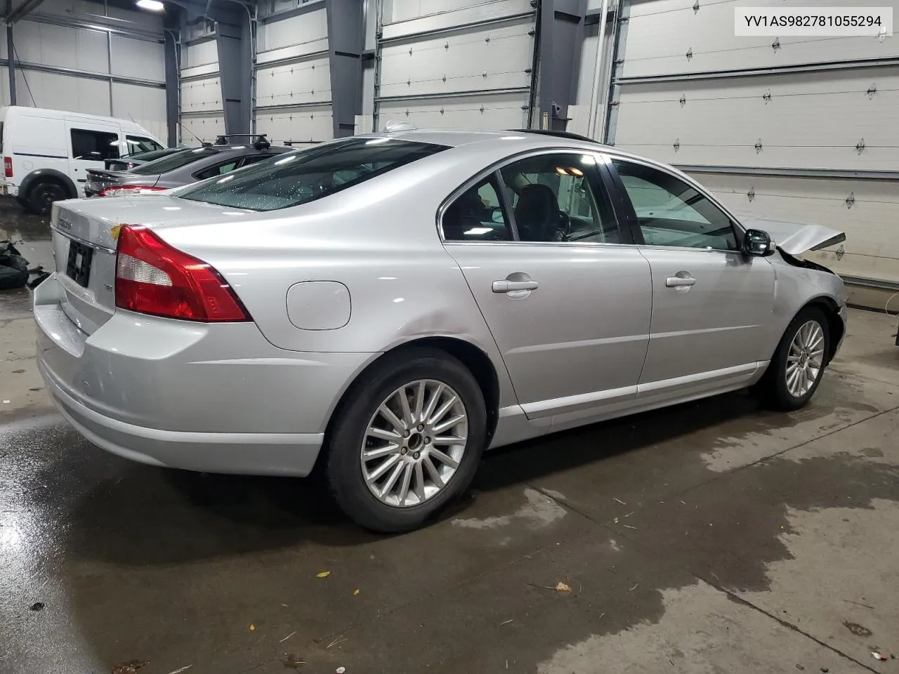 YV1AS982781055294 2008 Volvo S80 3.2