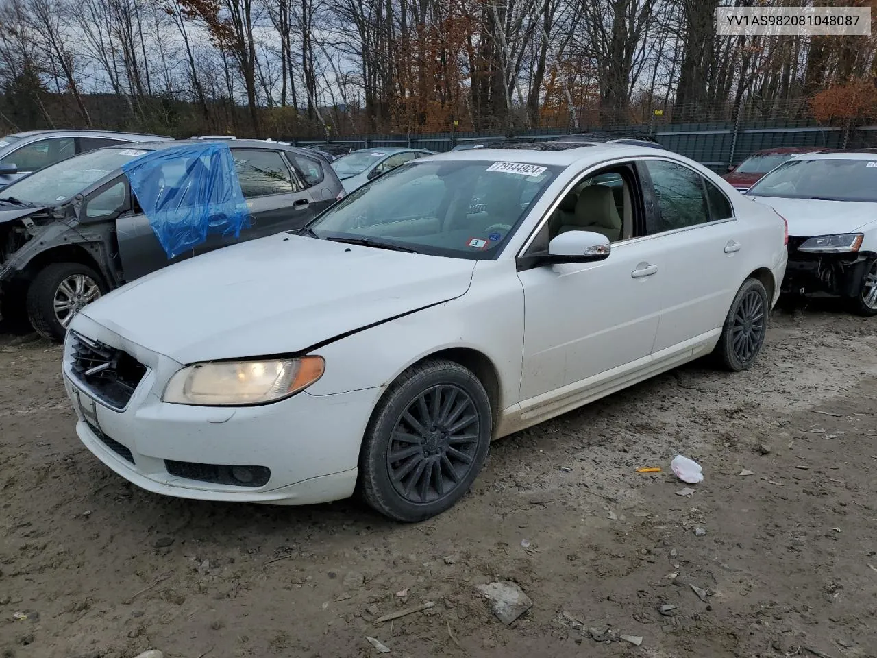 2008 Volvo S80 3.2 VIN: YV1AS982081048087 Lot: 79144924