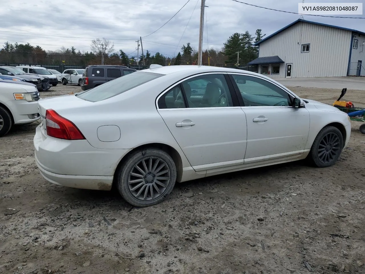 2008 Volvo S80 3.2 VIN: YV1AS982081048087 Lot: 79144924