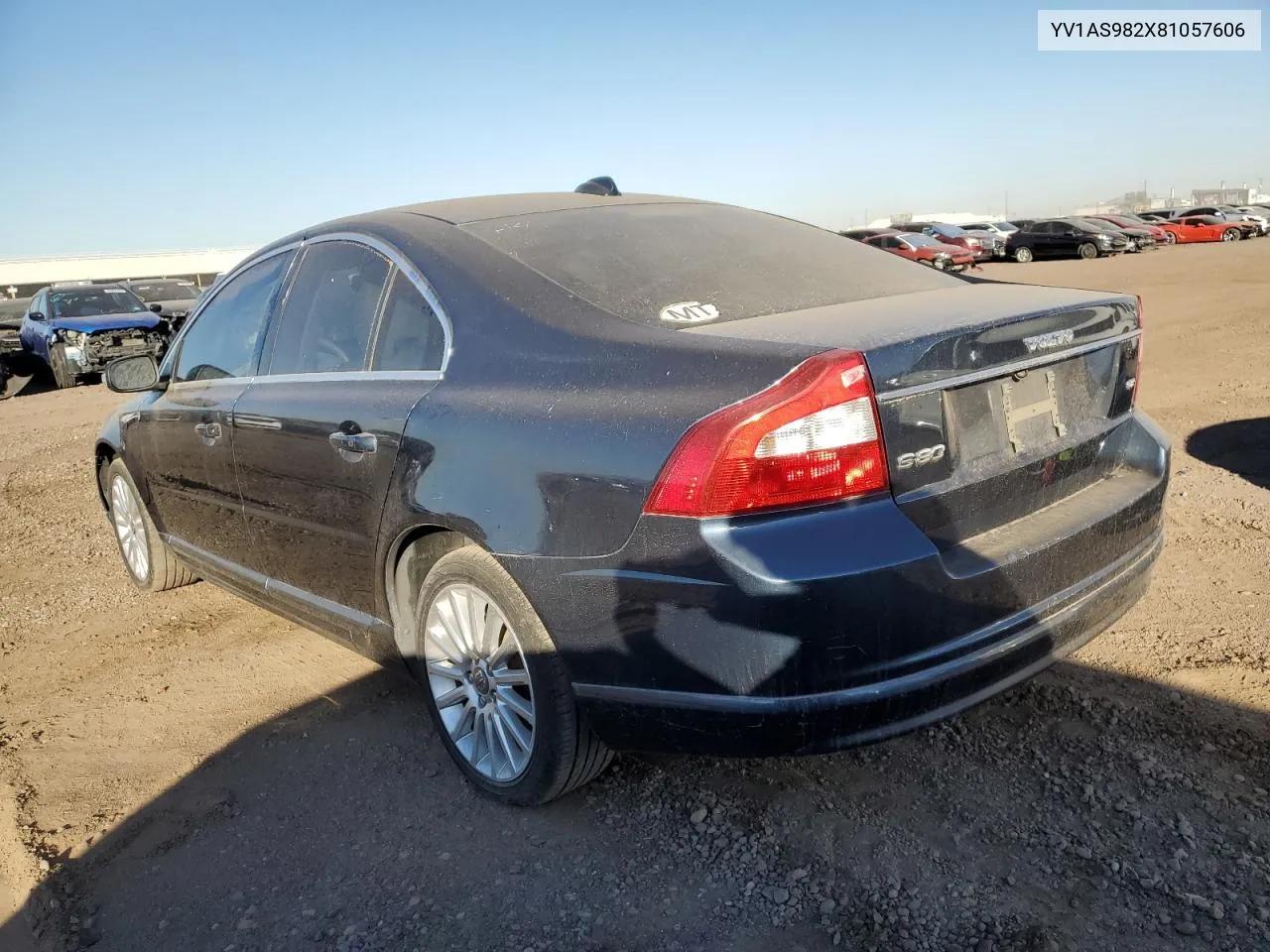 2008 Volvo S80 3.2 VIN: YV1AS982X81057606 Lot: 80963944