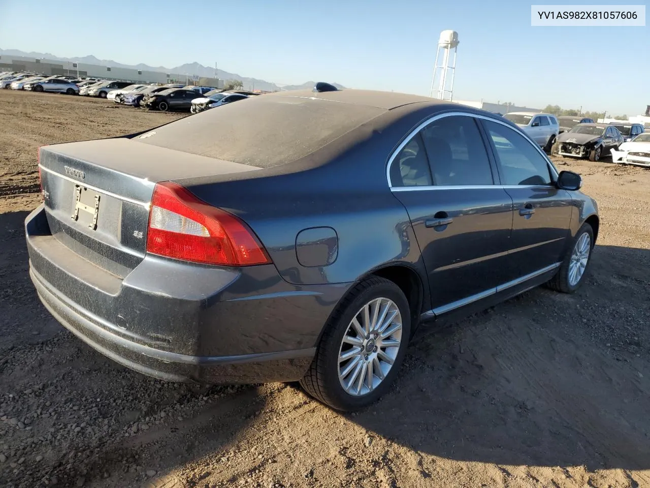 2008 Volvo S80 3.2 VIN: YV1AS982X81057606 Lot: 80963944