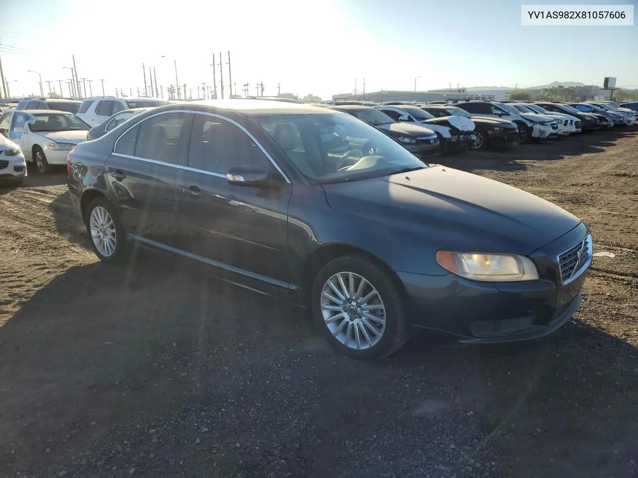 2008 Volvo S80 3.2 VIN: YV1AS982X81057606 Lot: 80963944