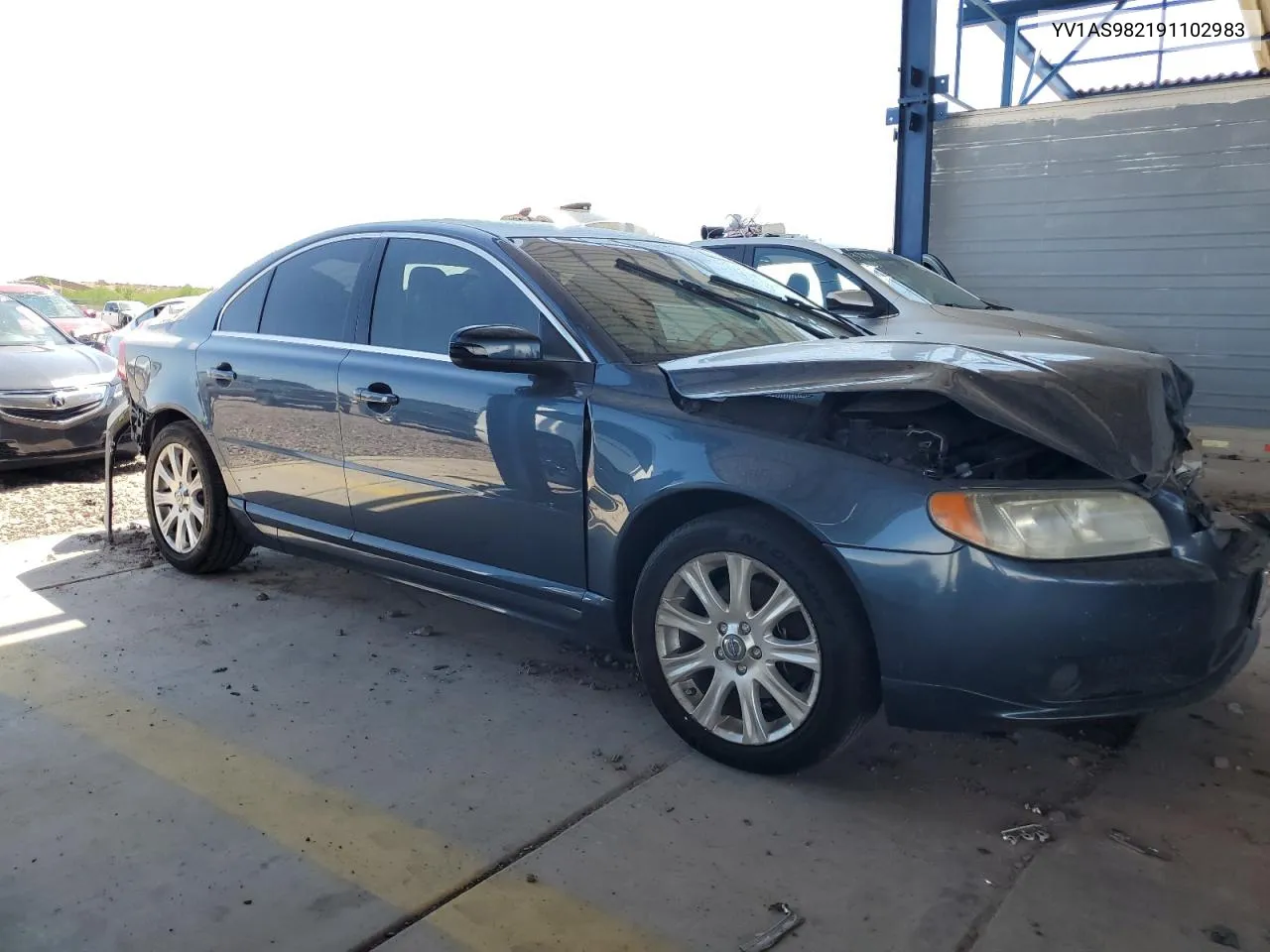 2009 Volvo S80 3.2 VIN: YV1AS982191102983 Lot: 65972214