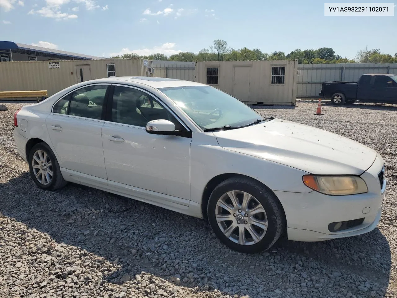 YV1AS982291102071 2009 Volvo S80 3.2