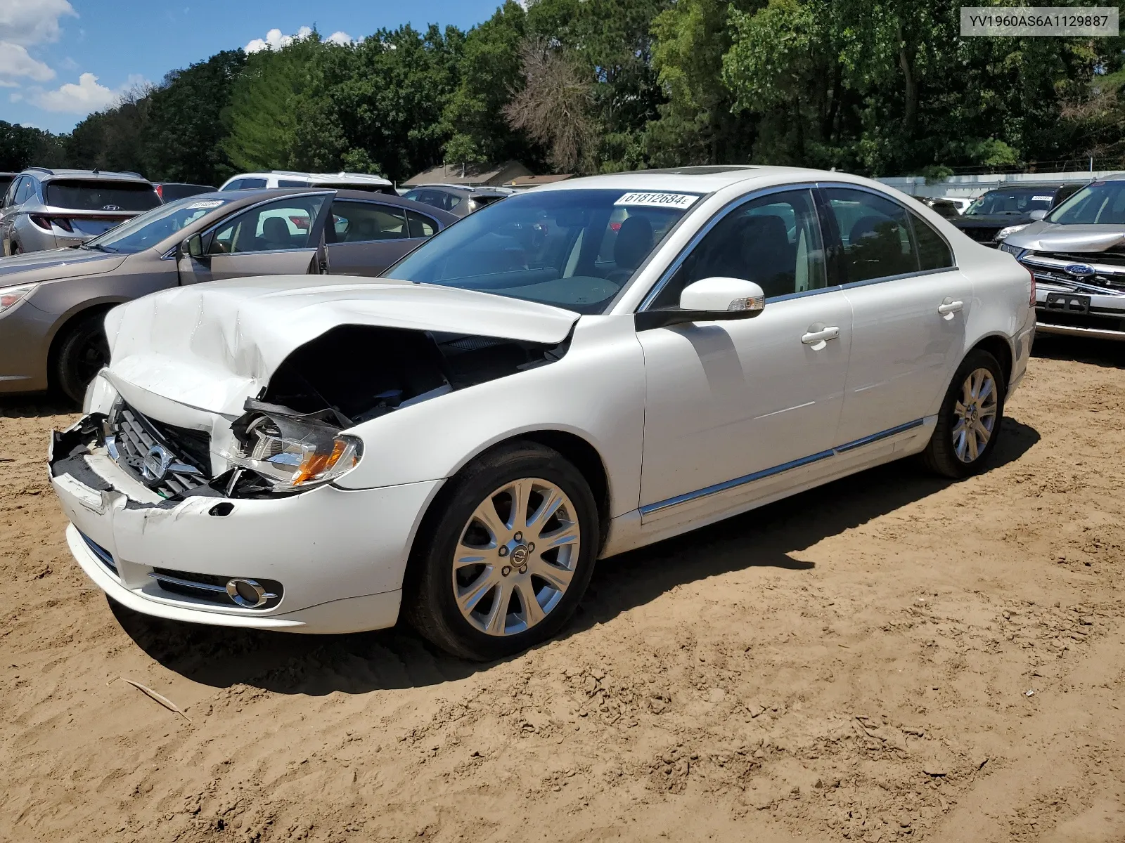 2010 Volvo S80 3.2 VIN: YV1960AS6A1129887 Lot: 61812684