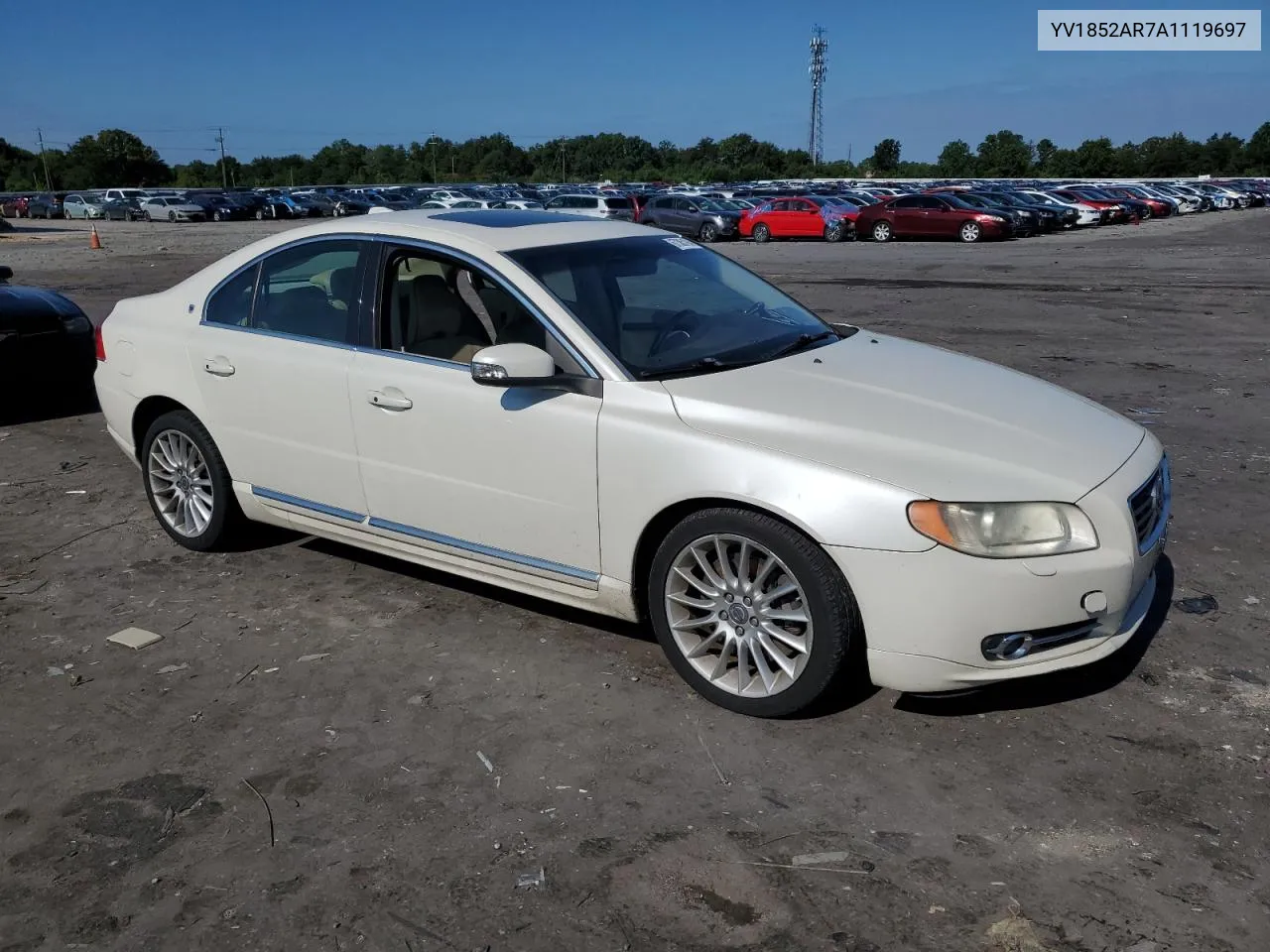 YV1852AR7A1119697 2010 Volvo S80 V8