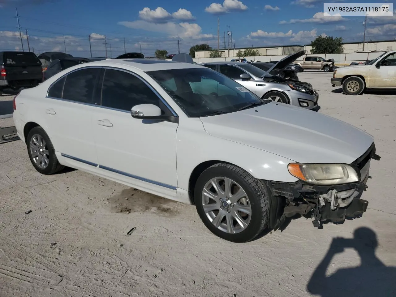 2010 Volvo S80 3.2 VIN: YV1982AS7A1118175 Lot: 68938184