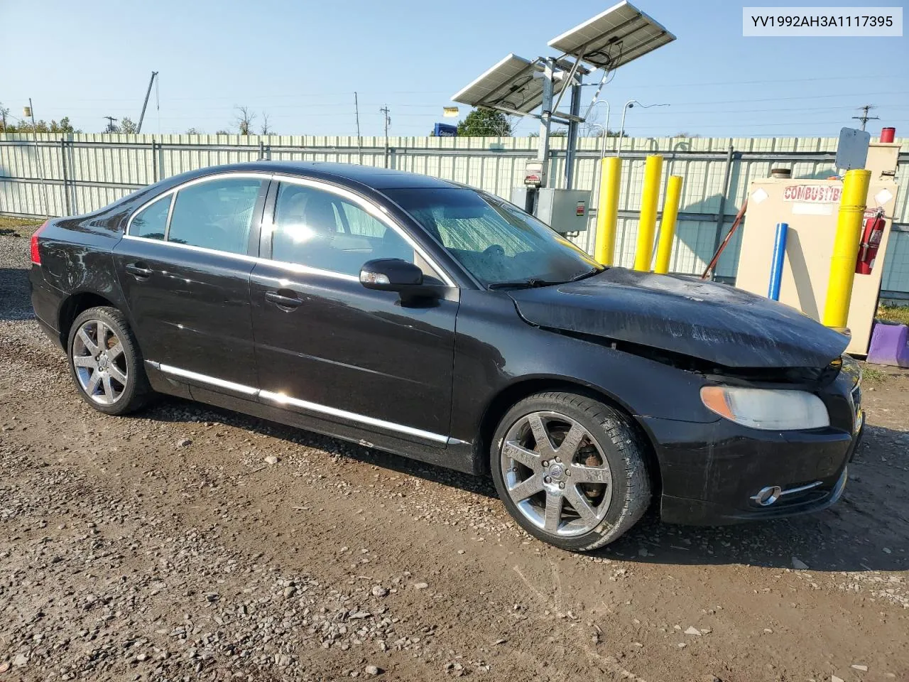 2010 Volvo S80 T6 VIN: YV1992AH3A1117395 Lot: 75387614