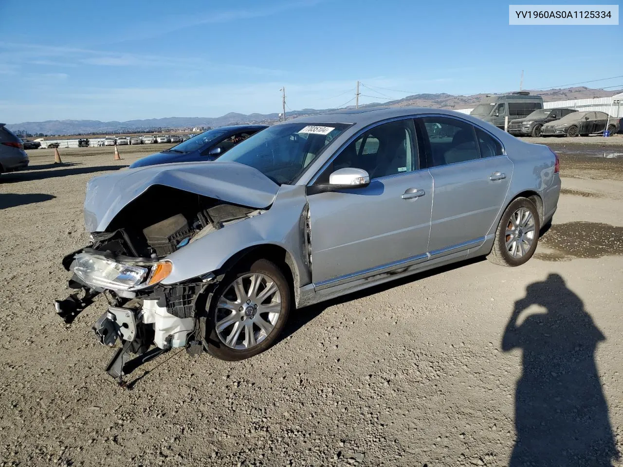 2010 Volvo S80 3.2 VIN: YV1960AS0A1125334 Lot: 77035104