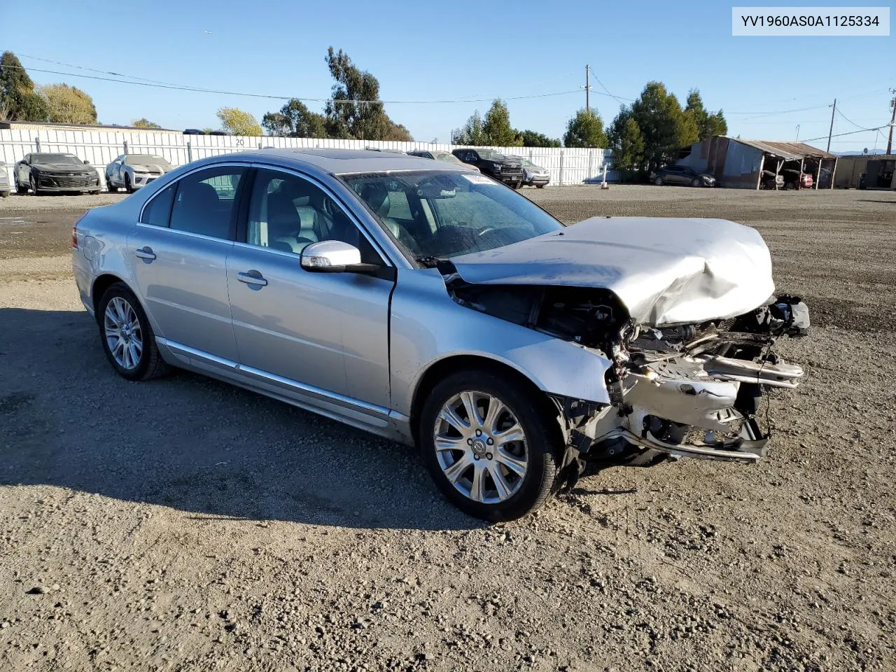 2010 Volvo S80 3.2 VIN: YV1960AS0A1125334 Lot: 77035104