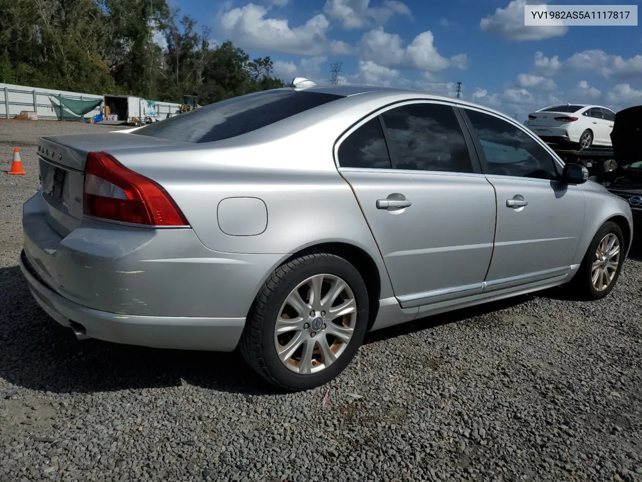 2010 Volvo S80 3.2 VIN: YV1982AS5A1117817 Lot: 78811594