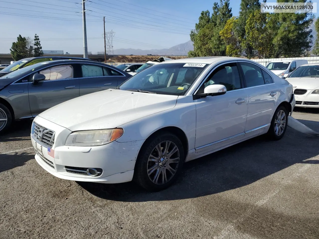 2010 Volvo S80 3.2 VIN: YV1960ASXA1128970 Lot: 79502014