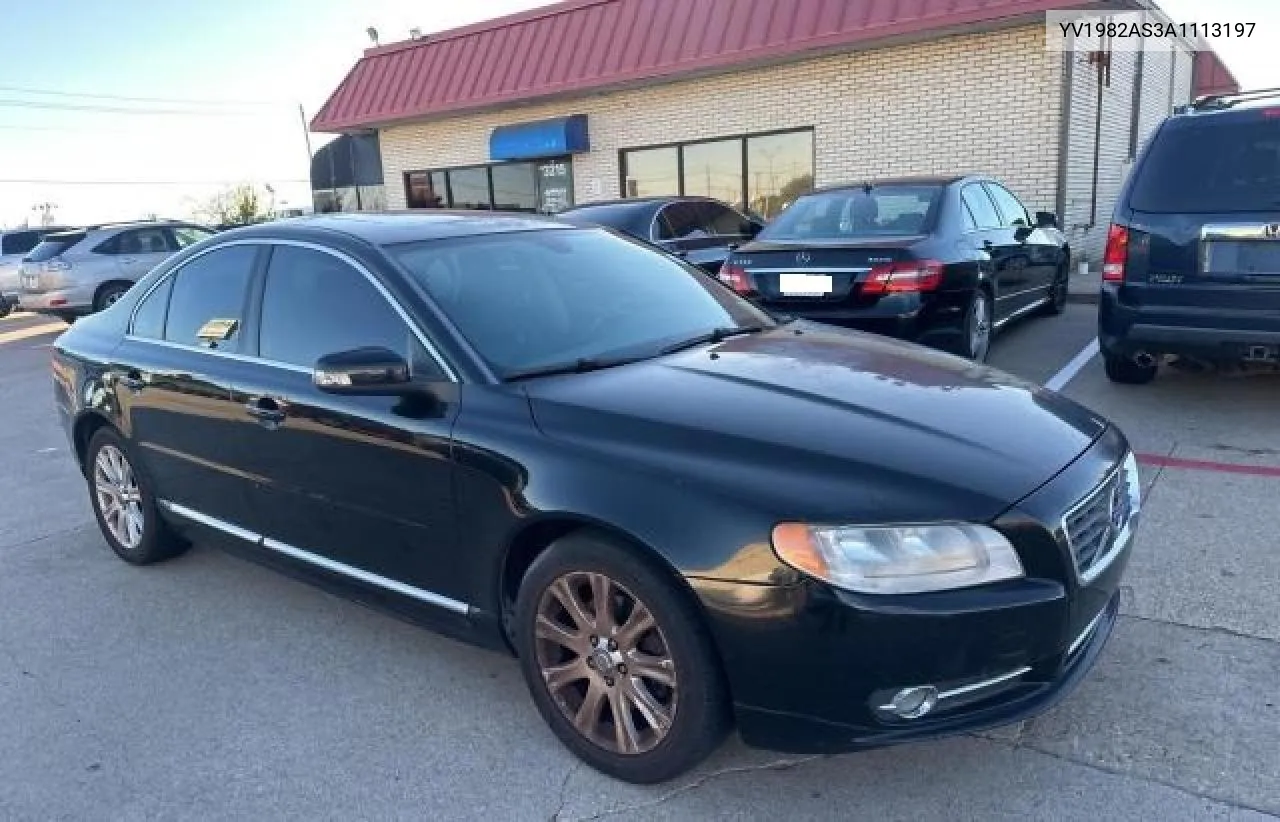 2010 Volvo S80 3.2 VIN: YV1982AS3A1113197 Lot: 80985394