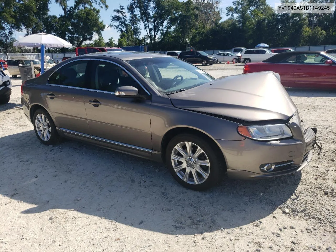 2011 Volvo S80 3.2 VIN: YV1940AS1B1149245 Lot: 69539894