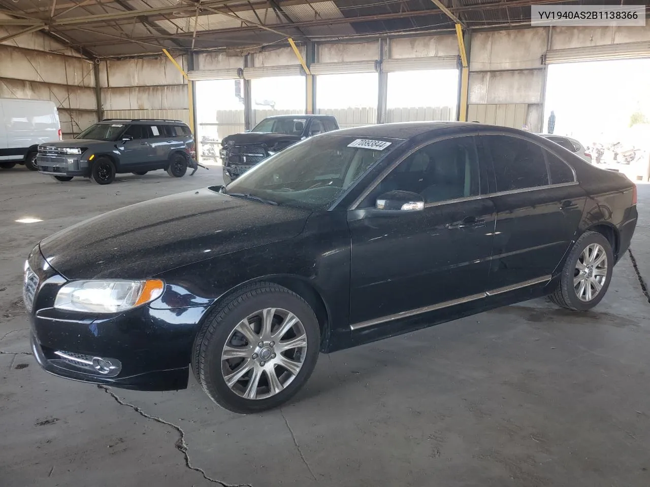 YV1940AS2B1138366 2011 Volvo S80 3.2