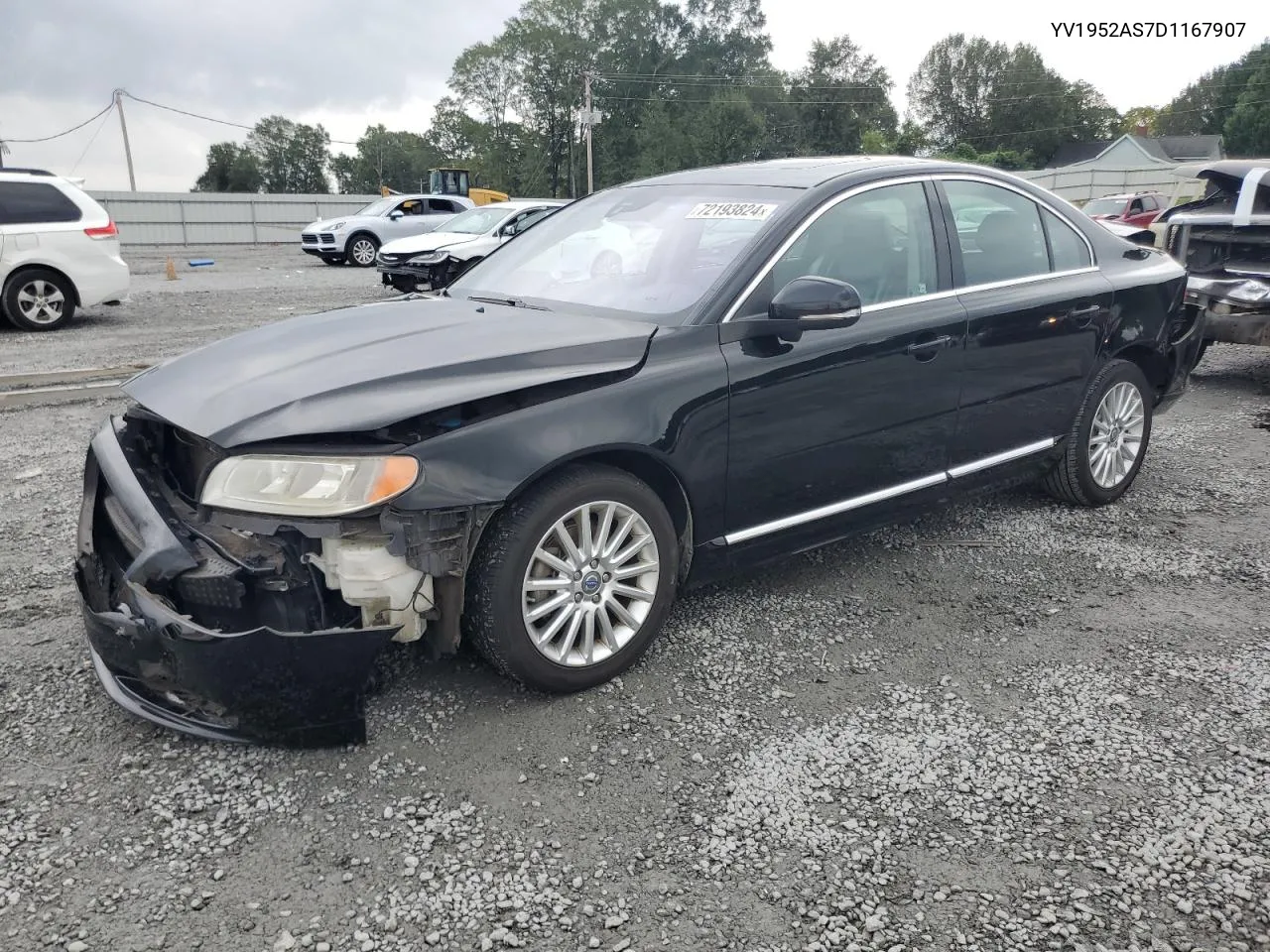 2013 Volvo S80 3.2 VIN: YV1952AS7D1167907 Lot: 72193824