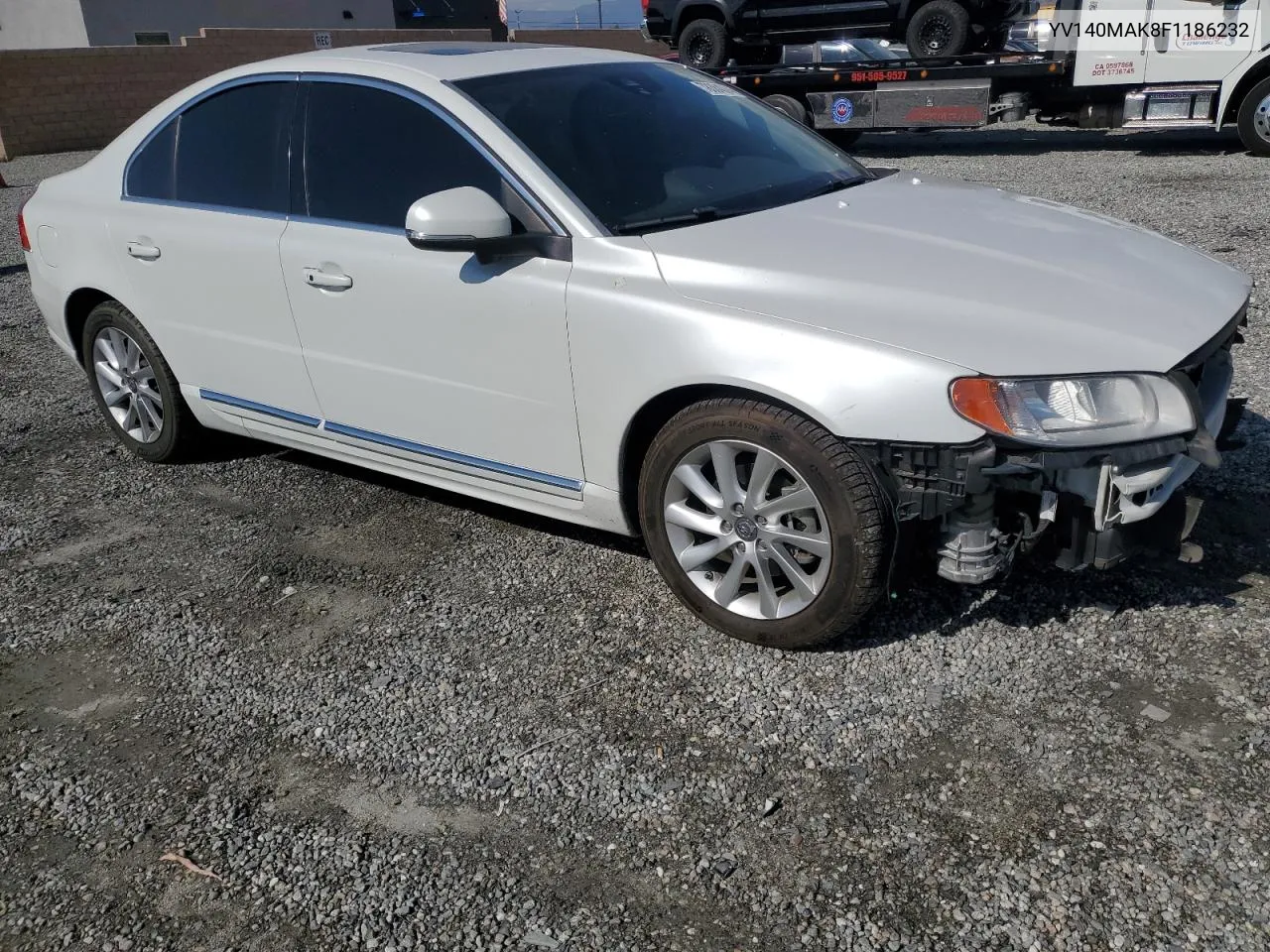 YV140MAK8F1186232 2015 Volvo S80 Premier