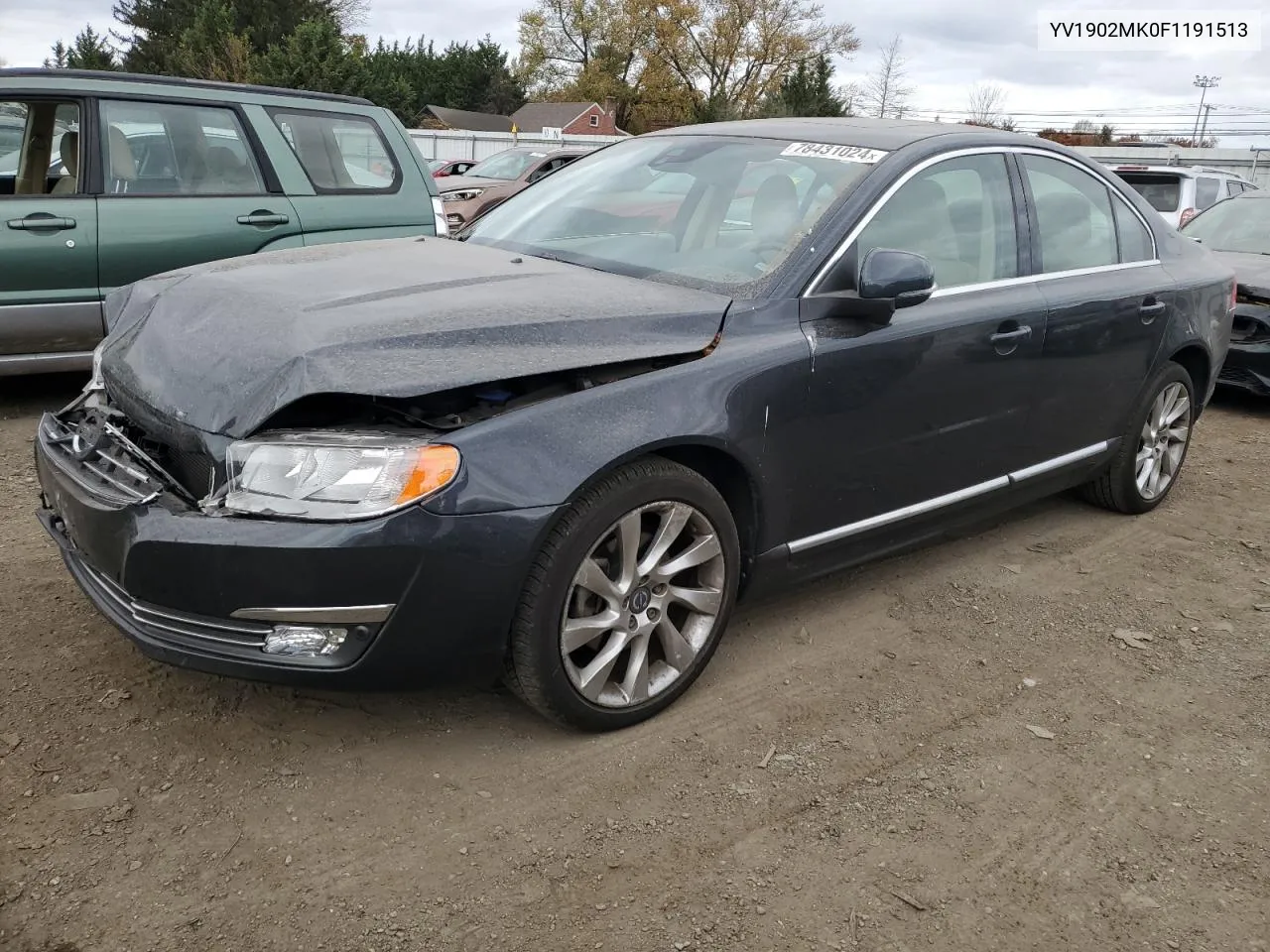 2015 Volvo S80 Premier VIN: YV1902MK0F1191513 Lot: 78431024