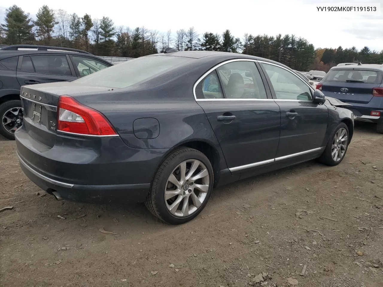 2015 Volvo S80 Premier VIN: YV1902MK0F1191513 Lot: 78431024