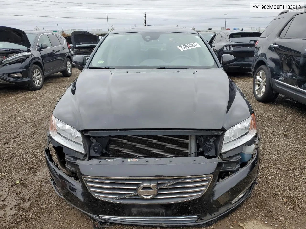 2015 Volvo S80 Premier+ VIN: YV1902MC8F1183913 Lot: 79294204